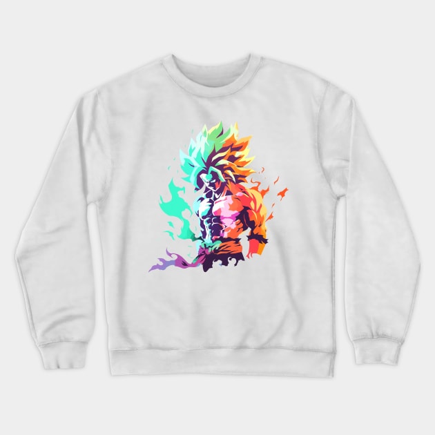 broly Crewneck Sweatshirt by skatermoment